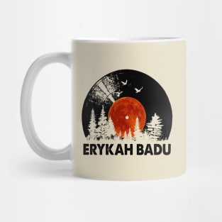 Erykah Name Record Music Forest Gift Mug